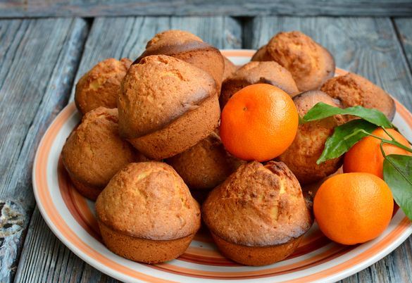 Cupcakes with Tangerines