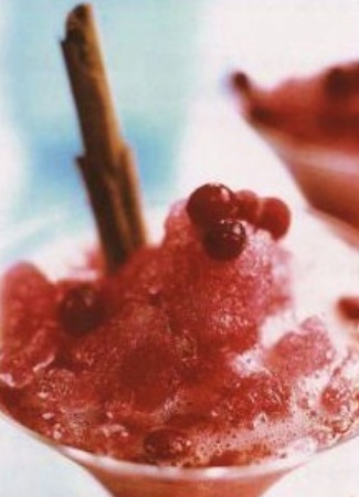 Cranberry Ginger Cinnamon Cocktail