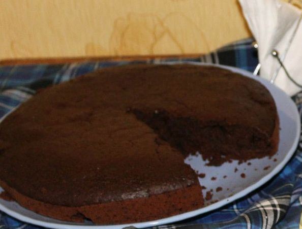 Crazy Cake. A Very Simple Chocolate Cake