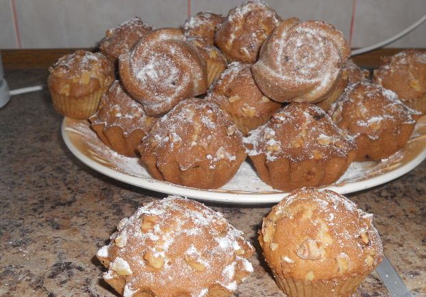 Cupcakes “Favorite” with Nuts