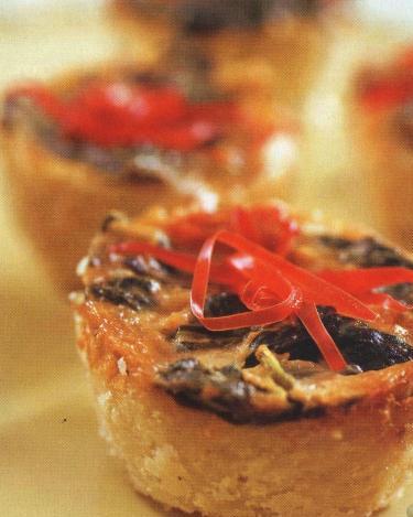 Spinach and Cream Cheese Tartlets