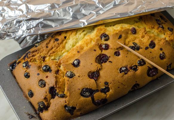 Orange Muffin with Canberries and Protein Glaze step 15