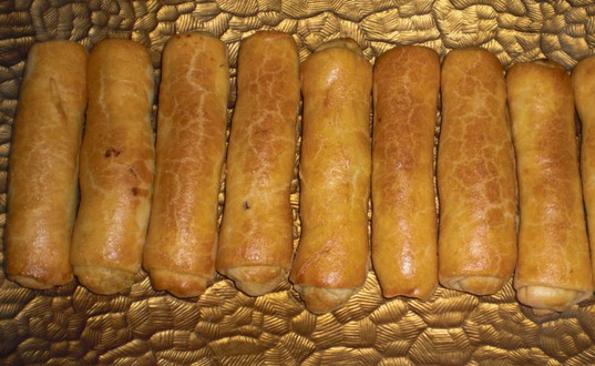 Pies with Cabbage “Cigars”