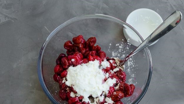 Puff Pastry Strudel with Cherries and Nuts step 2