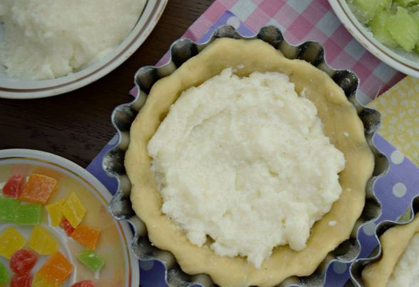 Rhubarb Baskets step 3