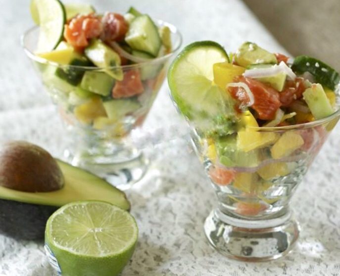 Salmon Fish Ceviche
