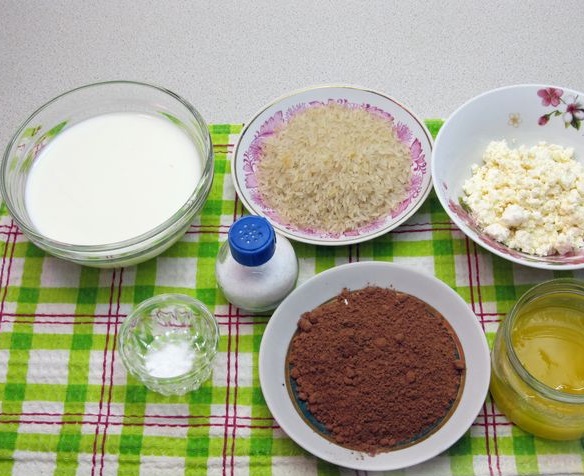 Rice Sweets with Cottage Cheese step 1