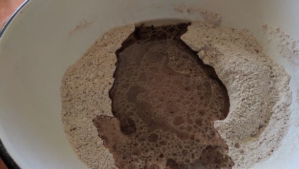 Lean Chocolate Pie with Buckwheat Flour step 3