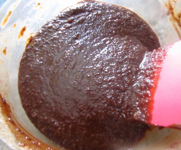 Chocolate Muffins with Candied Cherry step 5