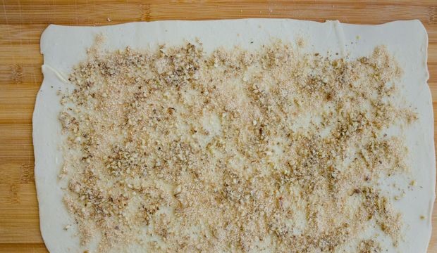 Puff Pastry Strudel with Cherries and Nuts step 5