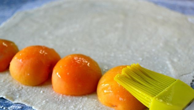 Apricot Curd Dough Strudel step 6