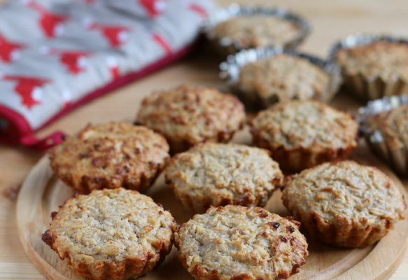 Oatmeal Muffins with Quince and Cottage Cheese step 7