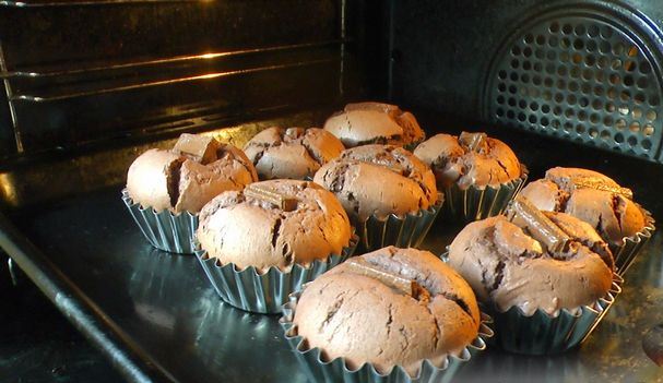 Chocolate Muffins step 8