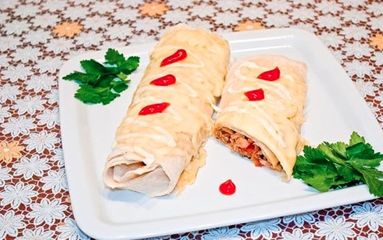 Baked Chicken Burrito Recipe