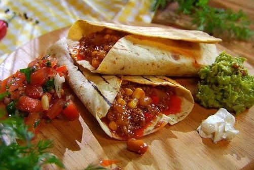 Burrito with Ground Beef
