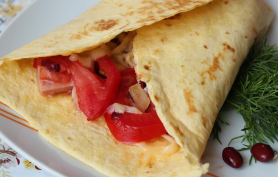 Burrito with Sausage