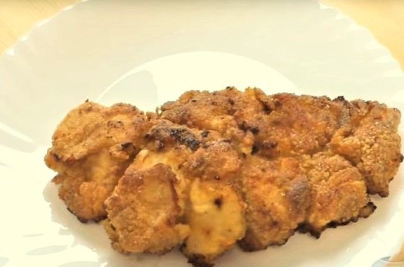 Chicken Breasts with Incisions “Scallops”, Fried in Breadcrumbs step 11