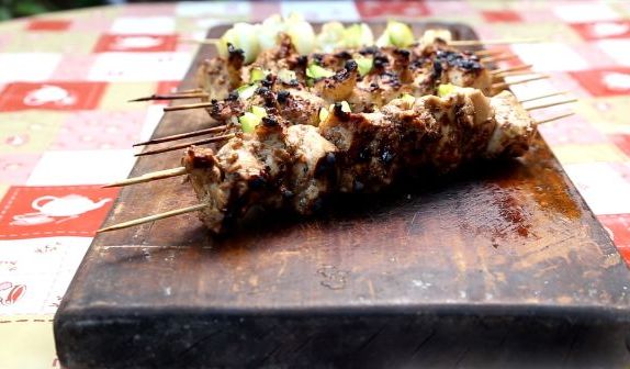 Chicken Fillet Kebab and Grilled Vegetable Kebab step 12
