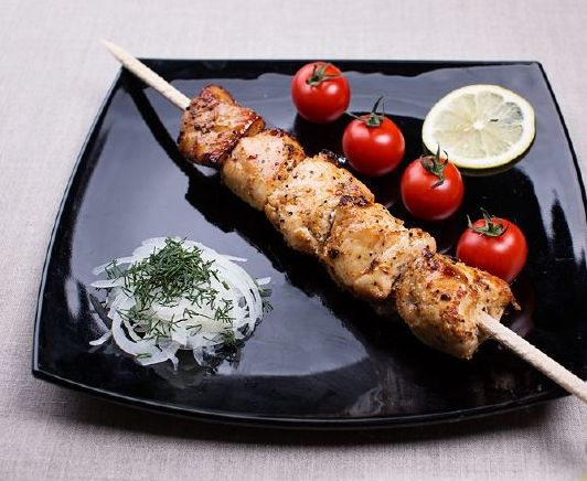 Chicken Kebab in Garlic and Onion Marinade