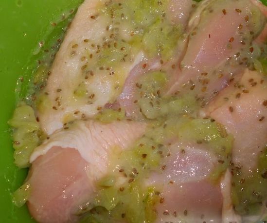 Chicken Kebab in Gooseberry Marinade step 3