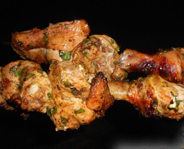 Chicken Kebab in Gooseberry Marinade step 9