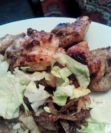 Chicken Kebab in a Pan