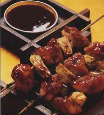 Chicken Kebab with Yakitori Sauce