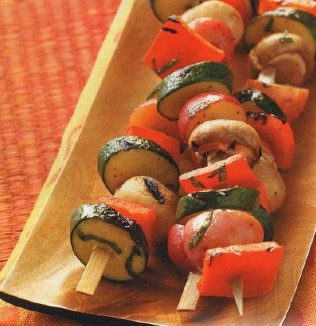 Grilled Vegetable Kebabs