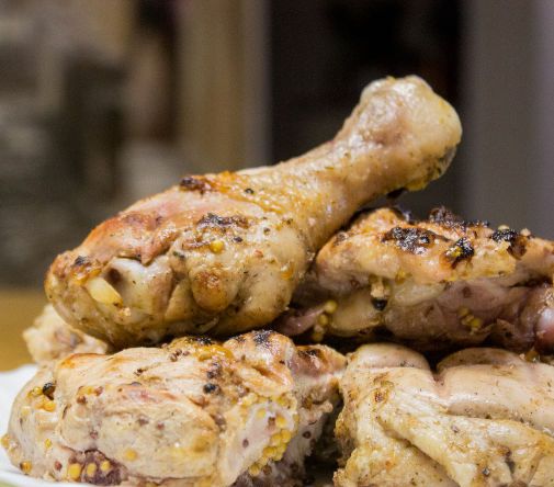 Honey Mustard Marinade for Chicken Kebab