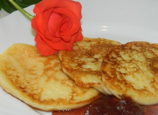 Curd Pancakes with Kefir