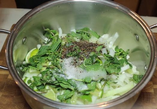 Kebab in “Mojito” Marinade step 4