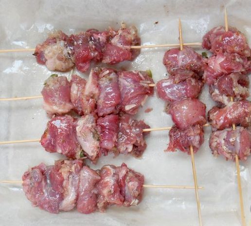 Lamb Kebab in Apple Marinade (in the Oven) step 5
