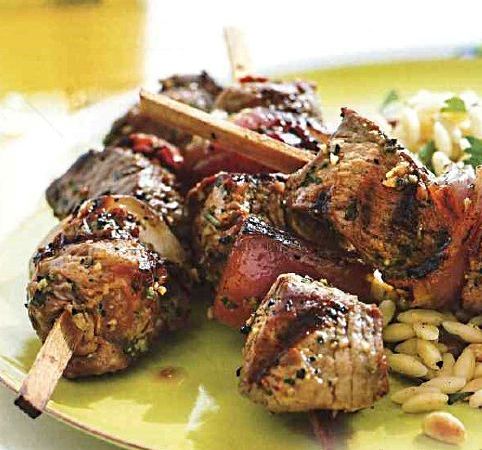 Lamb Kebab with Aromatic Herbs