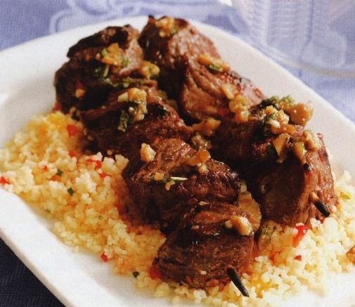 Lamb Kebab with Honey Sauce