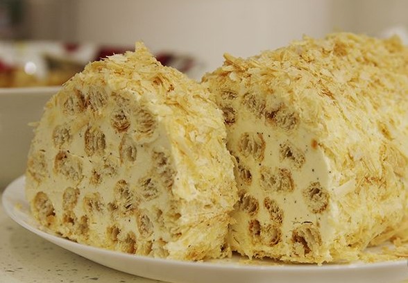 Cake “Log” (Easiest Recipe)