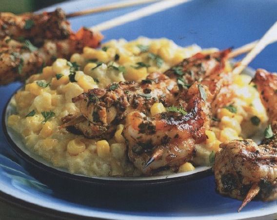Marinated Shrimp Kebab