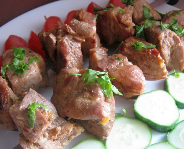 Mustard and Vegetable Marinade for Barbecue
