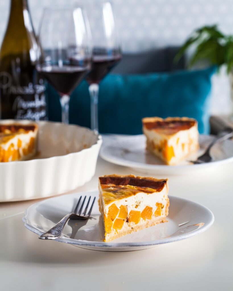 Quiche with Pumpkin and Gorgonzola