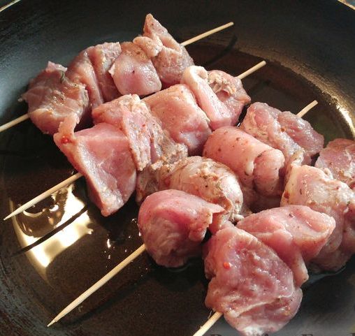 Pork Kebab in a Frying Pan step 7