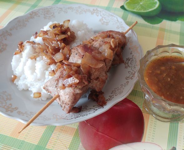 Pork Kebab in a Frying Pan step 16