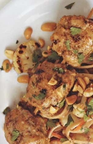 Pork Kebab with Curry