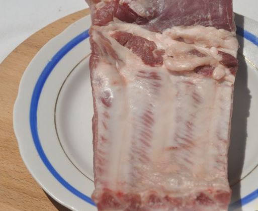 Pork Ribs in Honey-Garlic Marinade (Grilled) step 1
