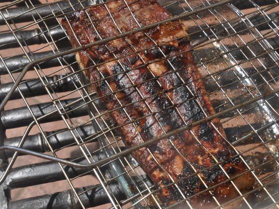 Pork Ribs in Honey-Garlic Marinade (Grilled) step 8