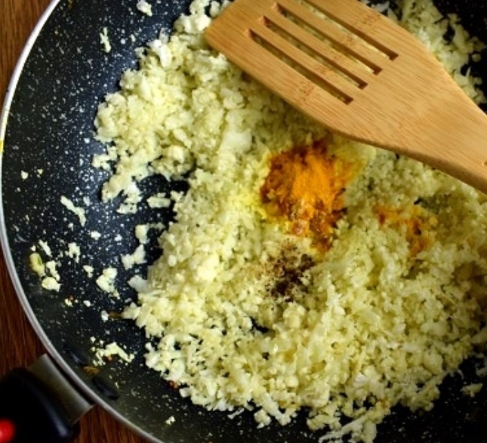 Delicious Cauliflower Rice step 4