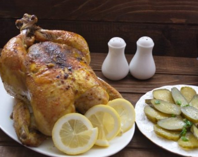 Chicken Baked in a Creamy Sauce