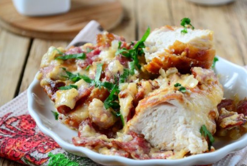 Chicken in Carbonara