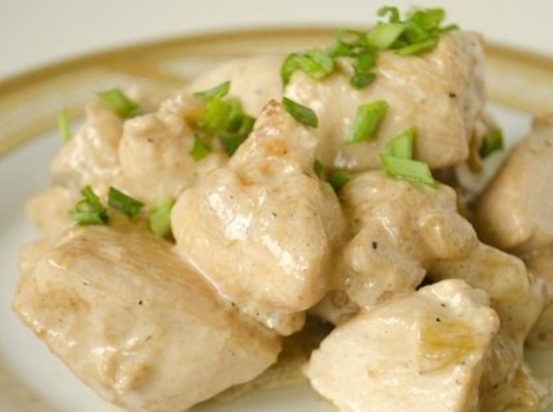 Chicken Fillet Stewed in Sour Cream