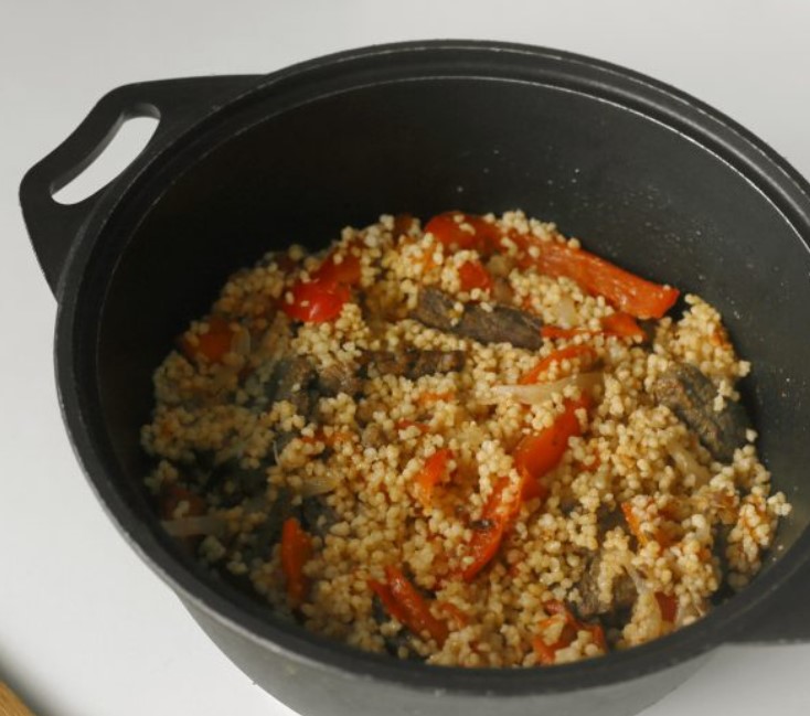 Couscous with Vegetables and Meat step 10