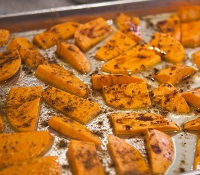 Baked Sweet Potato step 2