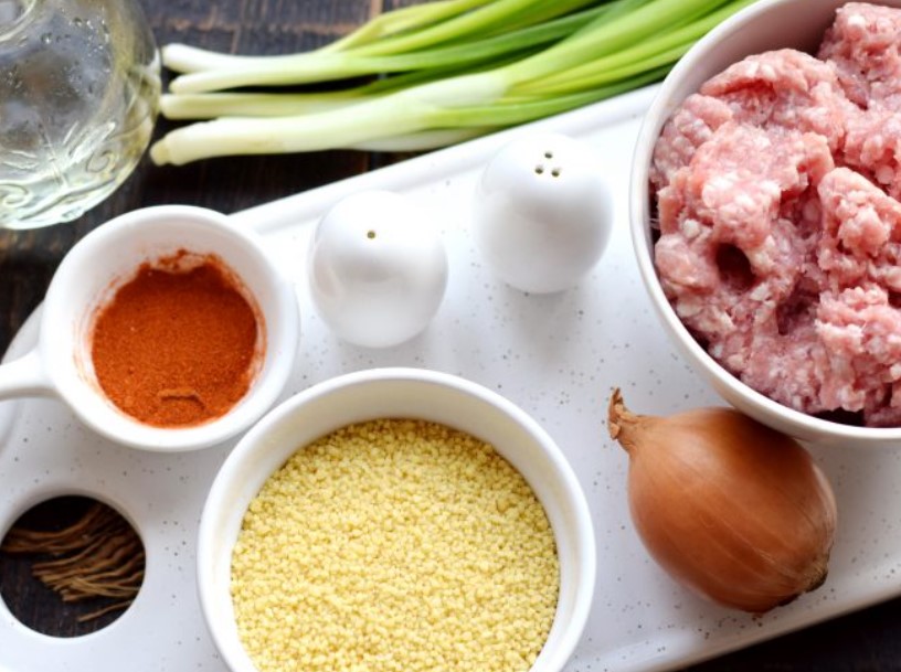 Couscous with Minced Meat step 1